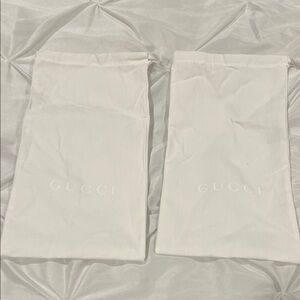 Gucci Elegant White Dust Bags